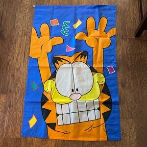 GARFIELD nostalgic flag, indoor/outdoor, great for classroom decor, bright!